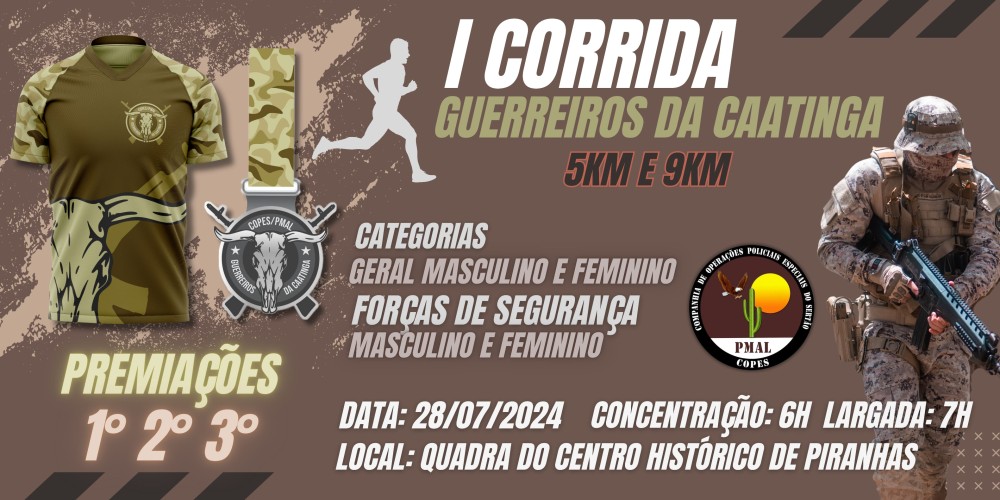 CORRIDA GUERREIROS DA CAATINGA - COPES/PMAL